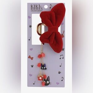 NWT Hot Top Kiki’s Delivery Service velvet dangle claw hair clip